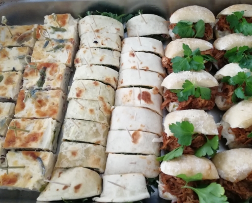 Fingerfood warm Piadina und Co Catering Leipzig