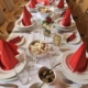 Eingedeckter Tisch mit Vorspeisen Catering Leipzig